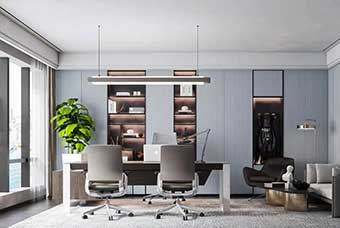 甘肃轻奢风格-书房