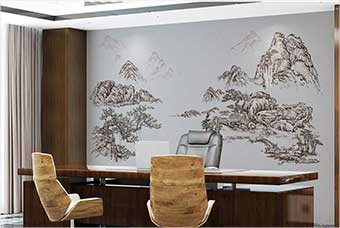 甘肃森佰汇航空纤维墙咔(山水之间)