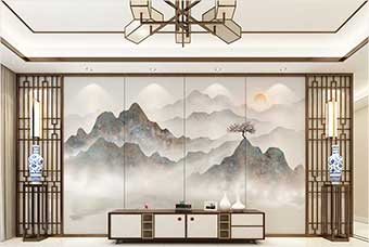 甘肃森佰汇航空纤维（山水画系列）